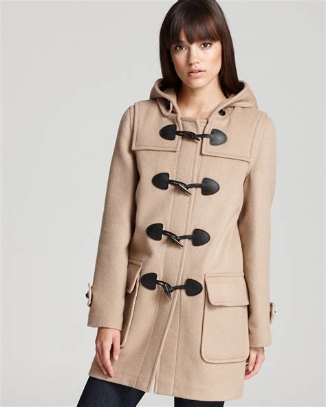 burberry red wool toggle coat|burberry camel coat men's.